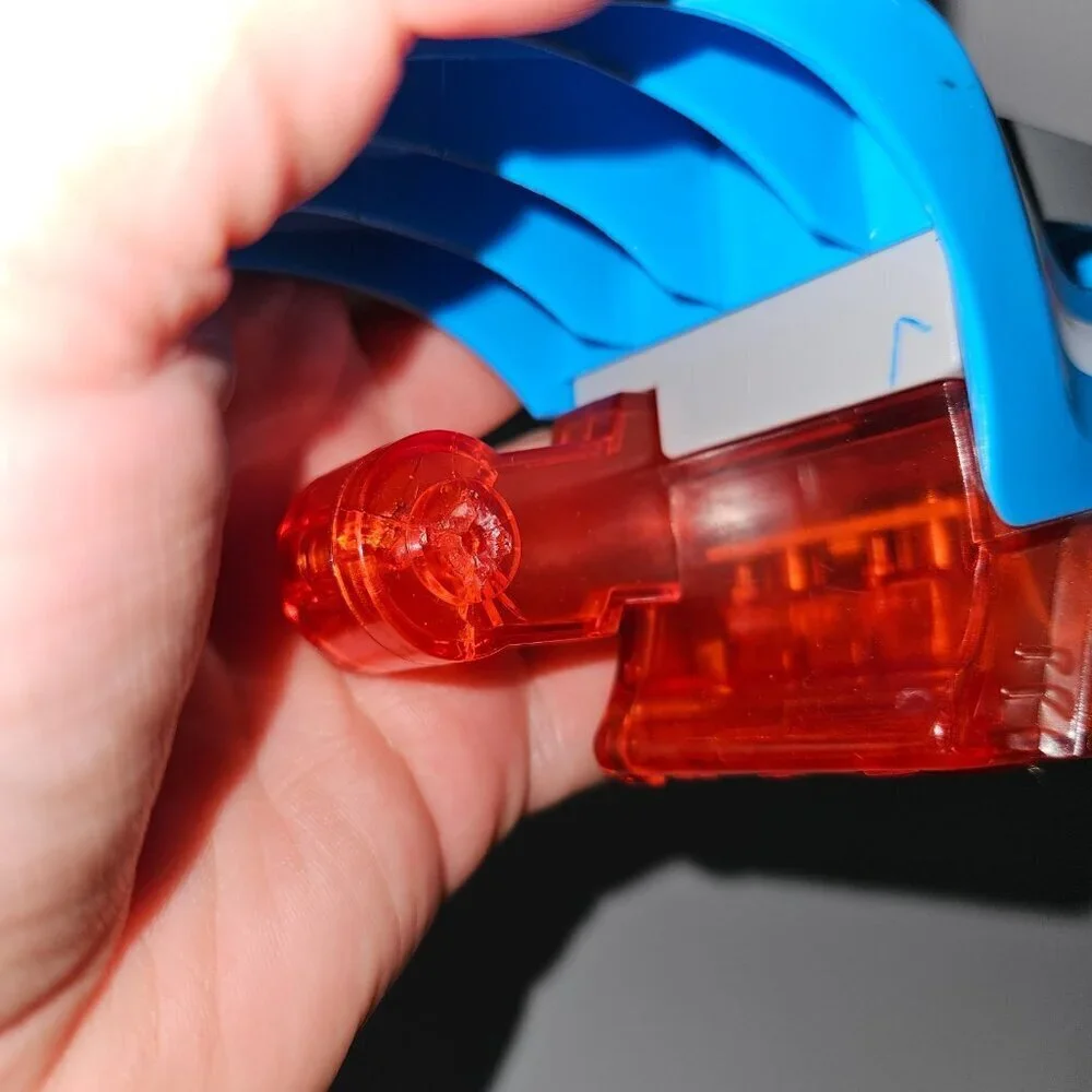 READ AS IS Paw Patrol Mighty Twins Power Split Vehicle Left Side MISSING WHEEL